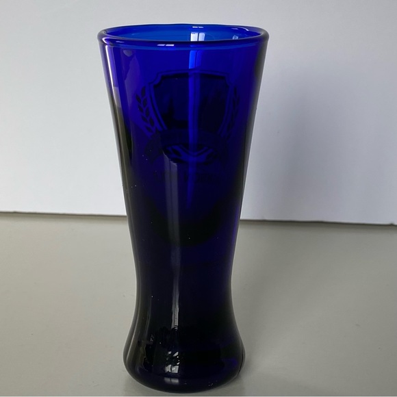 Jackson Hole Shot Glass Wyoming WY Cobalt Blue Shot Glass Teton Village Gondola - Picture 3 of 13